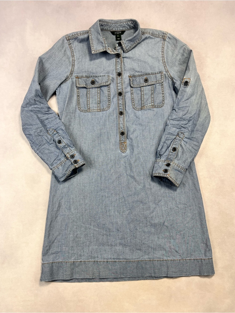 J. Crew Chambray Dress